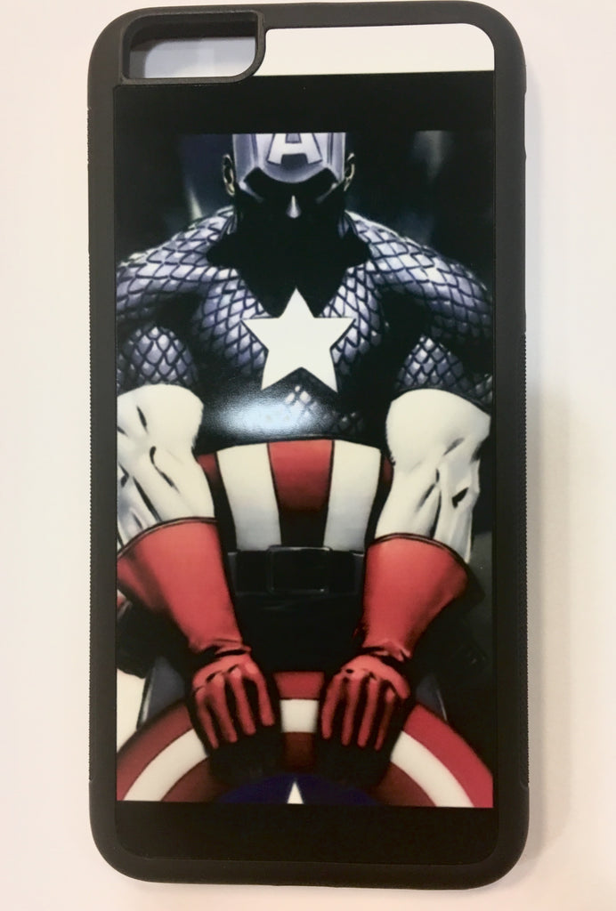 Captain America phone case (Available in all iPhone and Galaxy models)