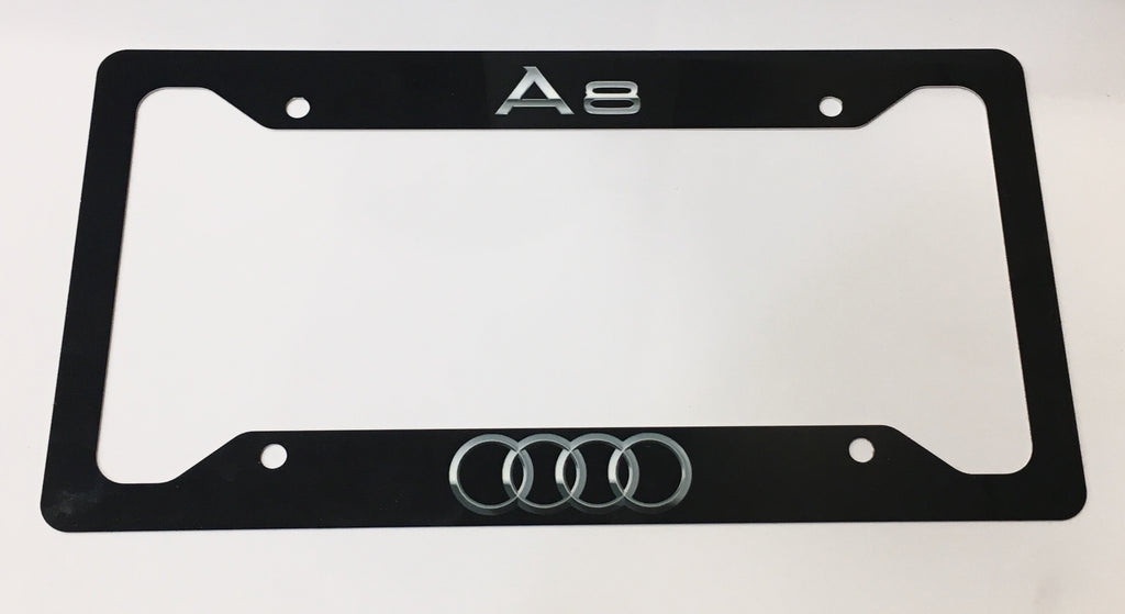 Audi A8 License Plate Frame