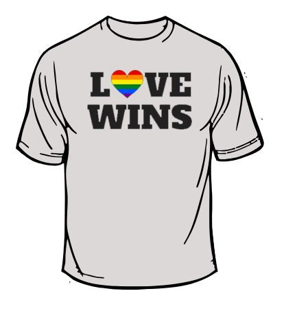 Gay Pride Love Wins T-Shirt