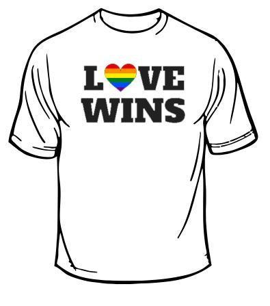 Gay Pride Love Wins T-Shirt