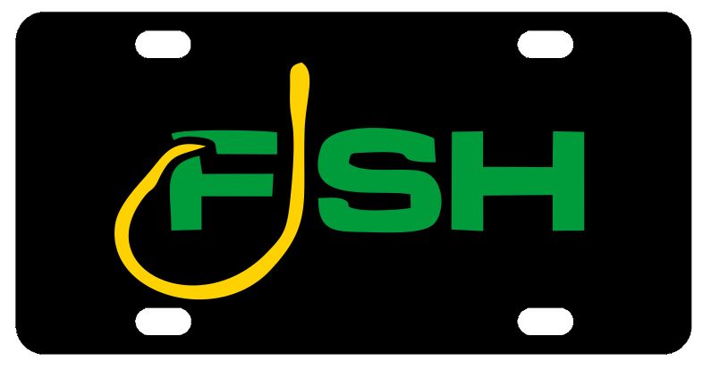 FISH License Plate