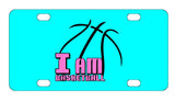 I Am Basketball Sports License Plate