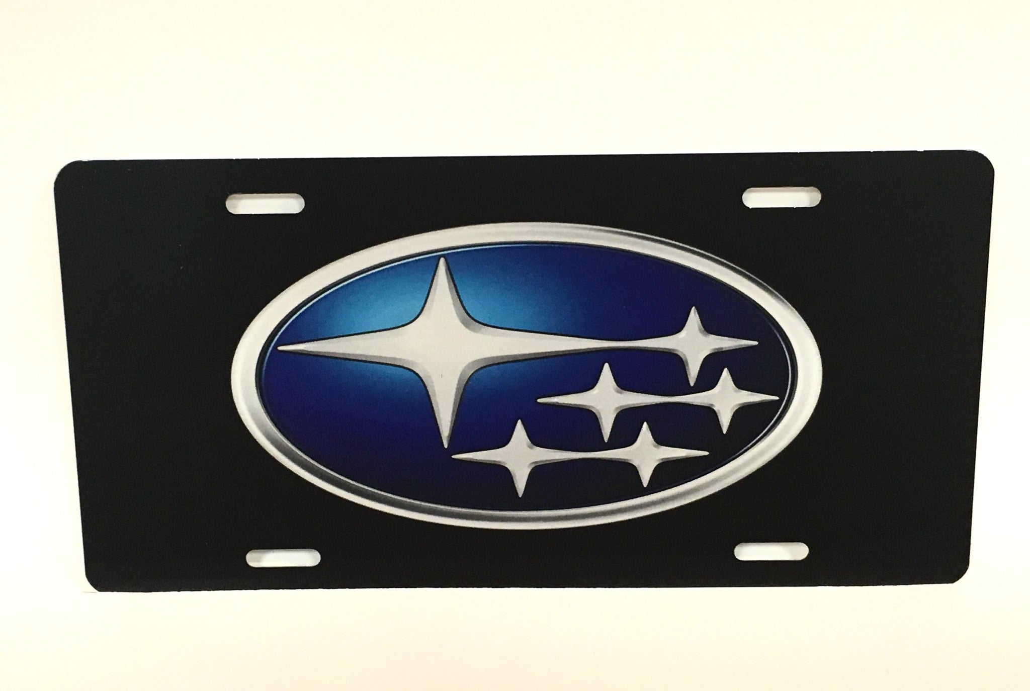 Subaru Full Logo License Plate
