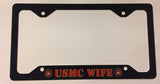 USMC Wife License Plate Frame