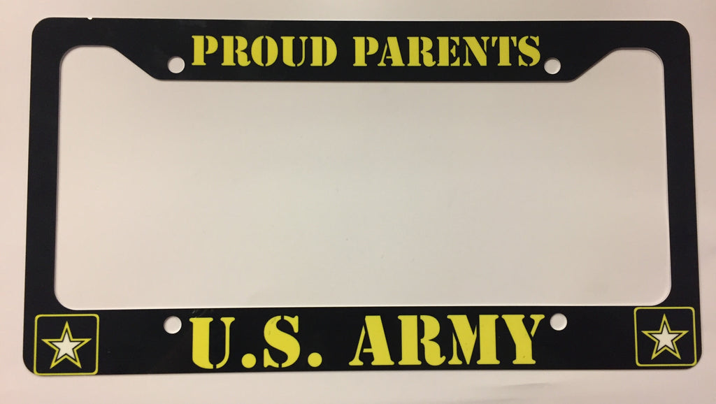 U.S. Army Proud Parents License Plate Frame