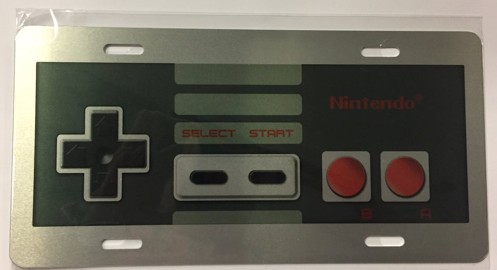 Nintendo Controller License Plate