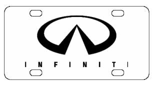 Infiniti License Plate