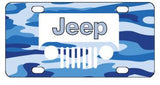 Jeep Camoflauge License Plate
