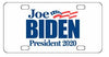 Joe Biden 2020 License Plate
