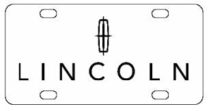 Lincoln License Plate