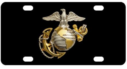 Marines USMC License Plate