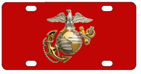 Marines USMC License Plate