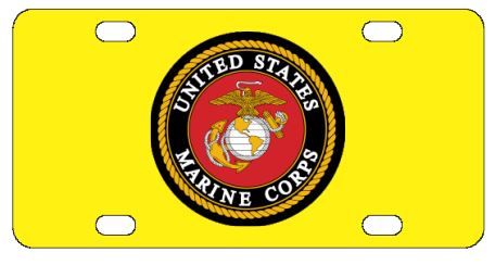 Marines USMC License Plate