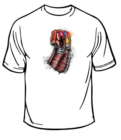 Ironman Infinity Stones Glove T-Shirt