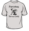 Pancakes Served Daily Football Sports T-Shirt