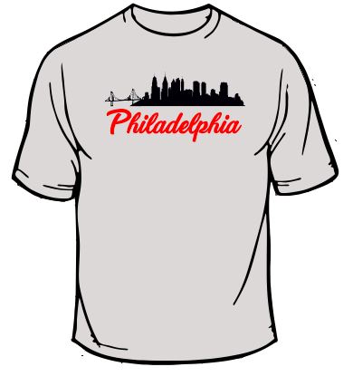 Red Philadelphia T-Shirt