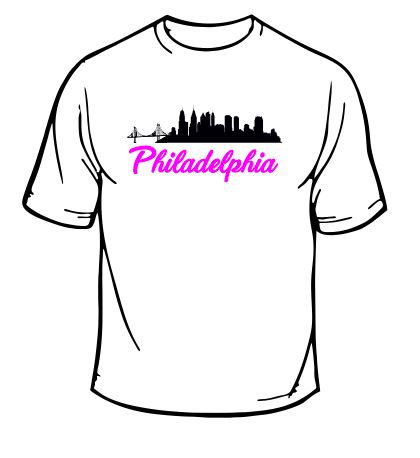 Pink Philadelphia T-Shirt