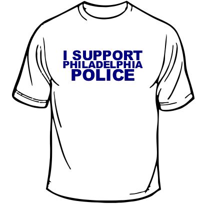 I Support Philadelphia Police T-Shirt