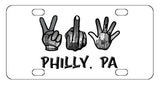 215 Philadelphia License Plate