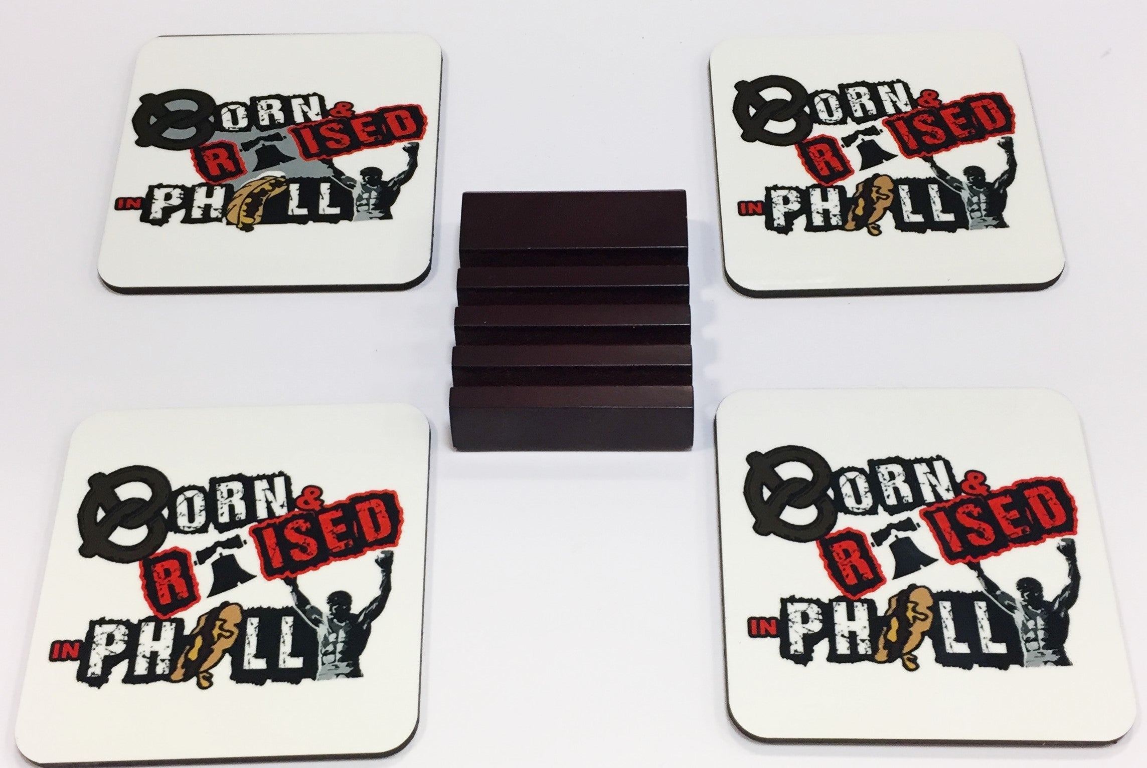 Philly Born and Raised Coaster Set