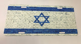 Israel Flag License Plate
