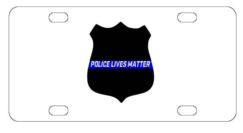 Police Lives Matter License Plate