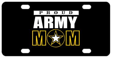 Proud Army Mom License Plate