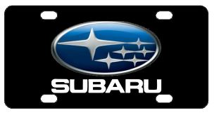Subaru License Plate