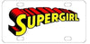 Supergirl License Plate