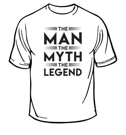 The Man The Myth Birthday T-shirt