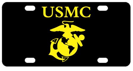 Marines USMC License Plate