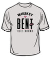 Whiskey Bent And Veil Bound Wedding T-Shirt
