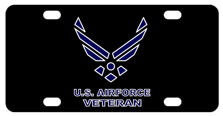 Air Force Veteran License Plate