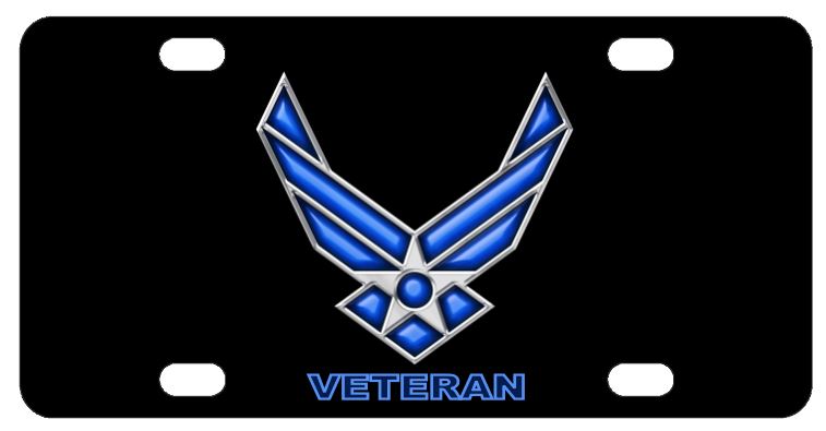 Air Force Veteran License Plate