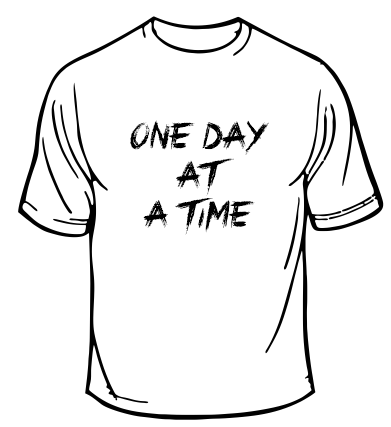One Day At A Time - Recovery T-shirt