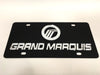 Mercury Grand Marquis Logo Stainless Steel License Plate