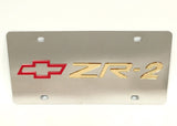 Chevy ZR-2 Stainless Steel License Plate