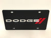 Dodge Logo Stainless Steel License Plate