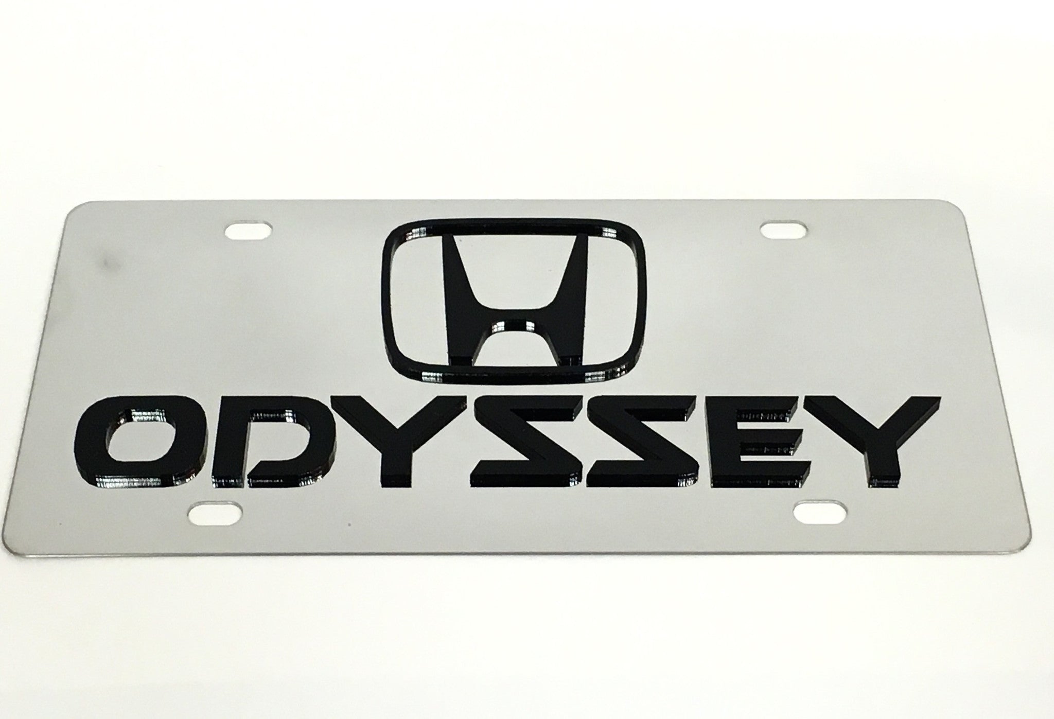 Honda Odyssey Stainless Steel License Plate Custom Creations