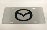 Mazda Logo Stainless Steel License Plate