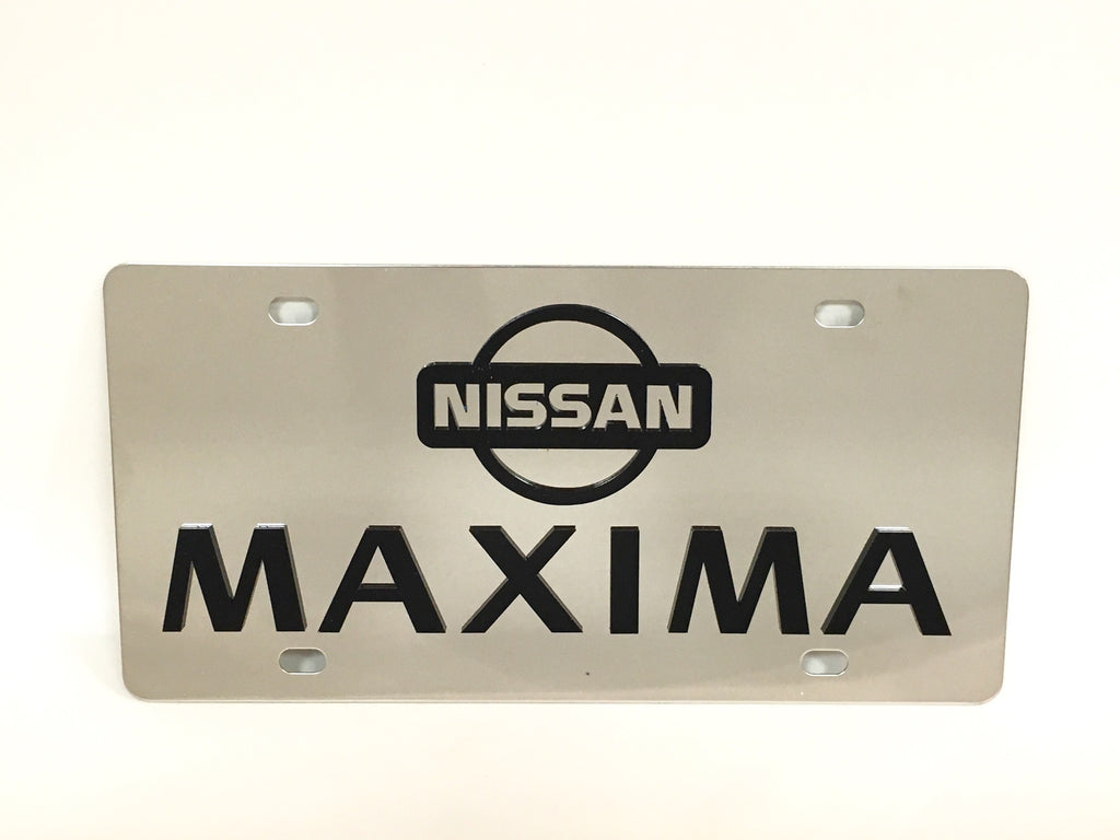 Nissan Maxima Stainless Steel License Plate