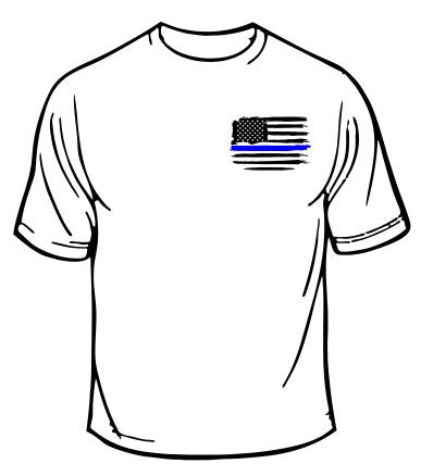 Police Flag T-Shirt