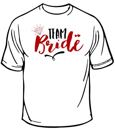 Team Bride Wedding T-Shirt